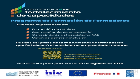 Cuba inicia selección para programa de formación de formadores en apoyo a nuevos actores