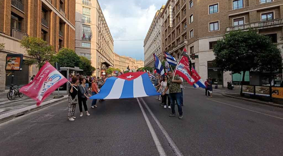 Cubanos en Italia condenan agresiones de EEUU